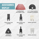 Cordless Oscillating Multi-Tool (Brushless) – 4° Oscillation Angle, 26 Accessories & 2× 3.0Ah Batteries