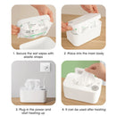 Baby Wet Wipe Warmer with LED Display – USB Portable Heating Box