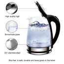 1.8L Electric Glass Kettle – Fast Boiling, Safe, and Stylish for Every Kitchen!