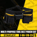 STANLEY Multi-Purpose Tool Belt Pouch Set – Electrician and Home Repair Organiser (1-96-178-23)