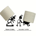 Cute Animal Toilet Paper Holder – Minimalist Bathroom Tissue Hanger & Practical Paper Roll Organiser