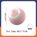 Smart Interactive Jumping Ball for Dogs & Cats | USB Rechargeable Automatic Moving Toy | Anti-Stress Pet Play Ball