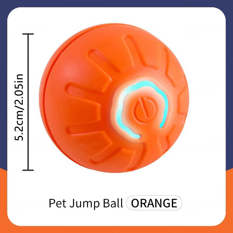 Smart Interactive Jumping Ball for Dogs & Cats | USB Rechargeable Automatic Moving Toy | Anti-Stress Pet Play Ball