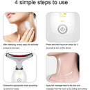 7-Colour LED Face & Neck Beauty Device – EMS Lifting, Warm Heat & Vibration Massage for Firming and Wrinkle Care