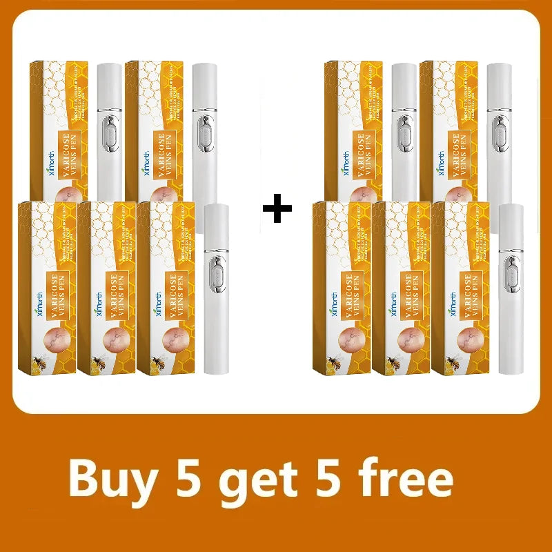 Laser Therapy Pen for Varicose Veins | Blue Light Treatment Device for Pain Relief & Circulation Improvement