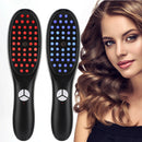 Electric Scalp Massage Comb – Red & Blue Light Therapy Hair Care Device