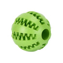 Interactive Rubber Dog Toy Ball – Chew & Treat Dispenser for Dental Cleaning and Play