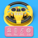 Brilliant flying simulation toys children's early education co-pilots steering wheel toys with vocals