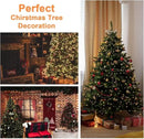 LED Waterfall Christmas Tree Top Lights – 1.5M/2M/3M Ring String Decoration