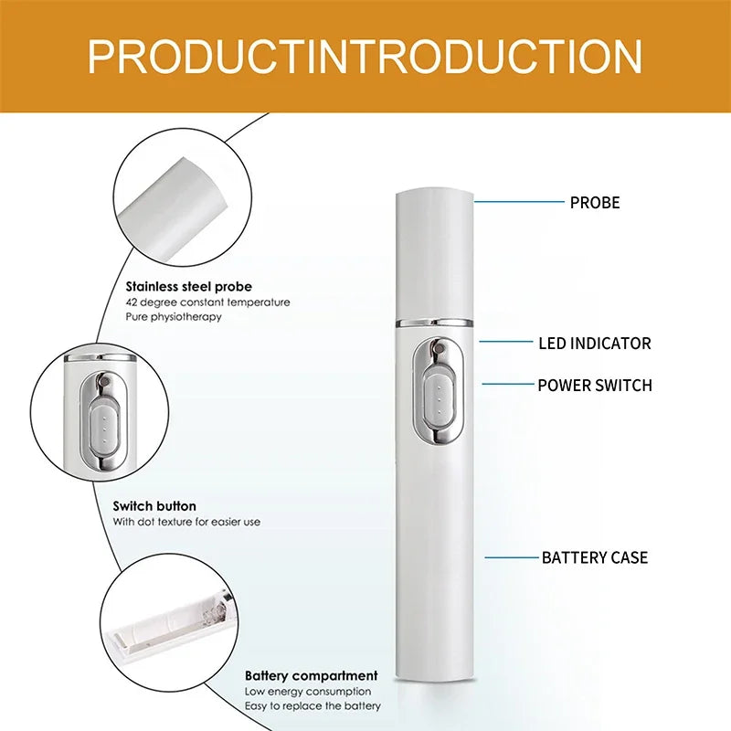 Laser Therapy Pen for Varicose Veins | Blue Light Treatment Device for Pain Relief & Circulation Improvement