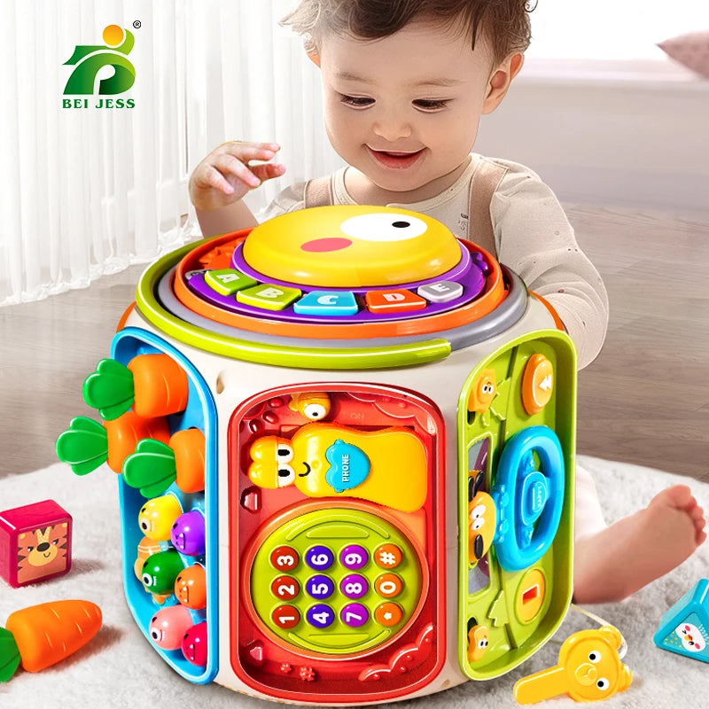 Educational Baby Cell Phone Toy – Music, Lights & Learning Sounds for Early Development 📱✨ (12+ Months)