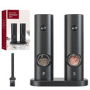 Electric Automatic Salt & Pepper Grinder – Gravity Sensor Mill with LED Light & Adjustable Coarseness