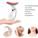 7-Colour LED Face & Neck Beauty Device – EMS Lifting, Warm Heat & Vibration Massage for Firming and Wrinkle Care