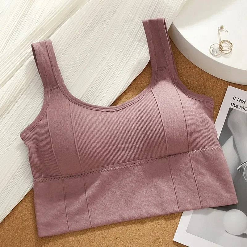 Sutiã esportivo respirável anti-suor, top fitness feminino, sutiã de ioga sem costura, top curto à prova de choque, sutiã esportivo push up, top de treino de academia