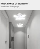E27 Foldable Fan-Shaped LED Bulb – 360° Super Bright Ceiling Light (6500K)
