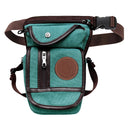 Equestrian Drop Leg Bag – Large Capacity Canvas & Nylon Waist Pack for Horse Riding, Hiking & Outdoor Sports