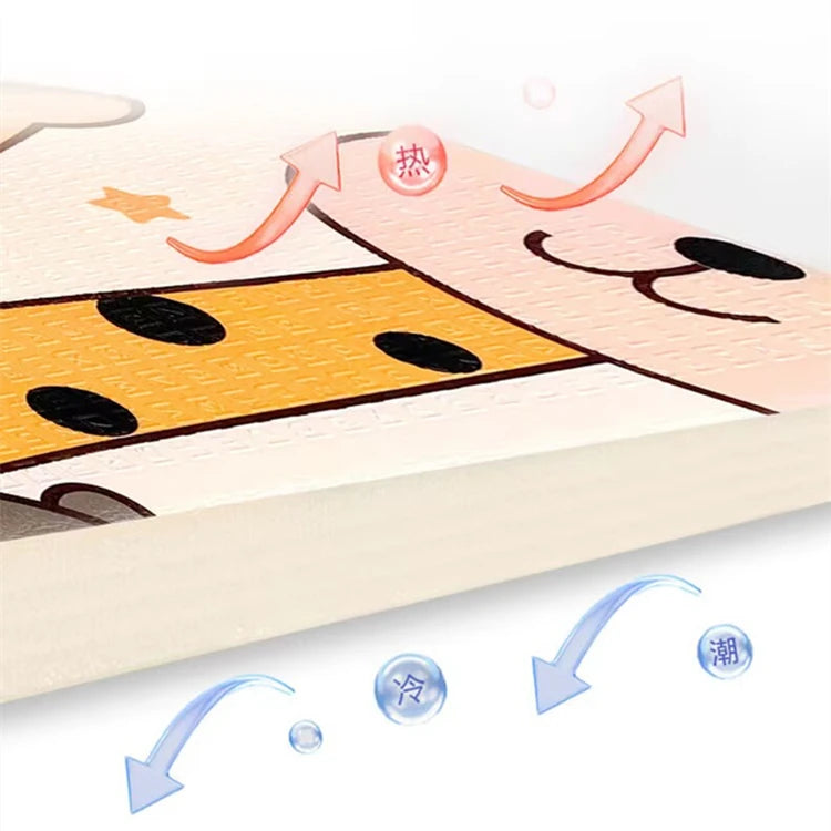 Non-Toxic Baby Crawling Play Mat – Foldable EPE Foam Activity Rug for Infants and Kids (5 Sizes Available)